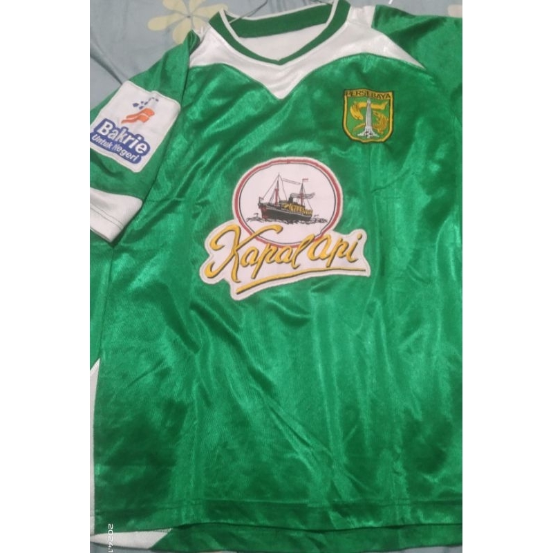 Jersey Persebaya Surabaya Home 2006 Juara Liga Divisi Utama Original ex Pemain Ever Barientos no 30