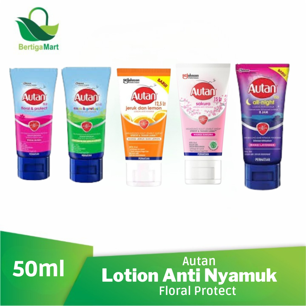 Autan Tube Lotion Anti Nyamuk 50ml
