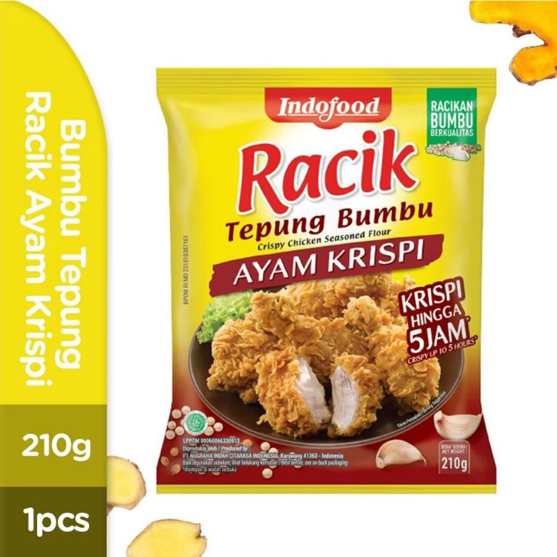 

Racik Tepung Bumbu Ayam Krispi 210 g