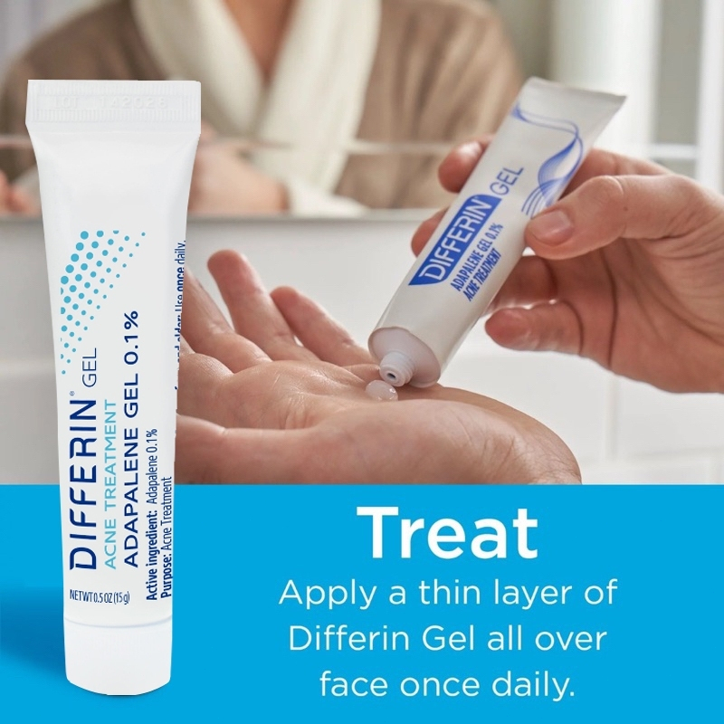 Differin Acne Treatment Gel/Differin Adapalene Gel 0.1% Acne Treatment 15g
