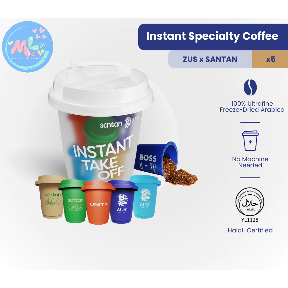 

Kopi coffee ZUS X Santan Superfine FD Instant Coffee Capsule - UNITY - 5’s