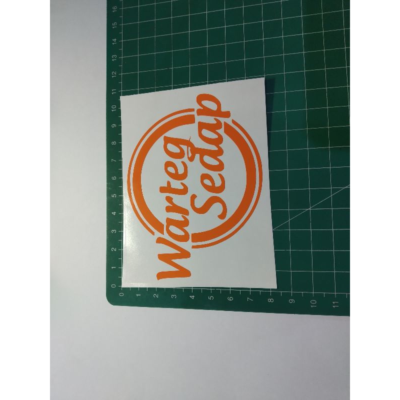 

stiker cutting warteg sedap