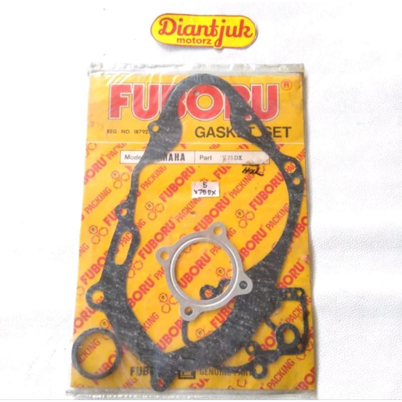 Gasket Perpak Paking Full Set Fullset Yamaha V75DX V75 V 75 DX