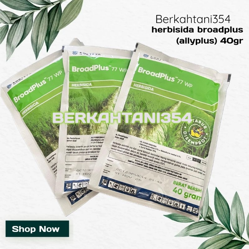 Obat pembasmi rumput Herbisida Rumput dan gulma pada Tanaman Padi Ally Plus 77 WP / Broadplus 40 Gra
