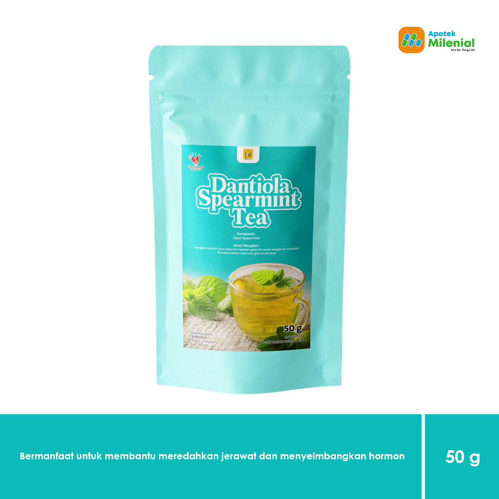 

Spearmint Tea Dantiola isi 50 Gram / Bermanfaat Untuk Membantu Mengatasi Jerawat