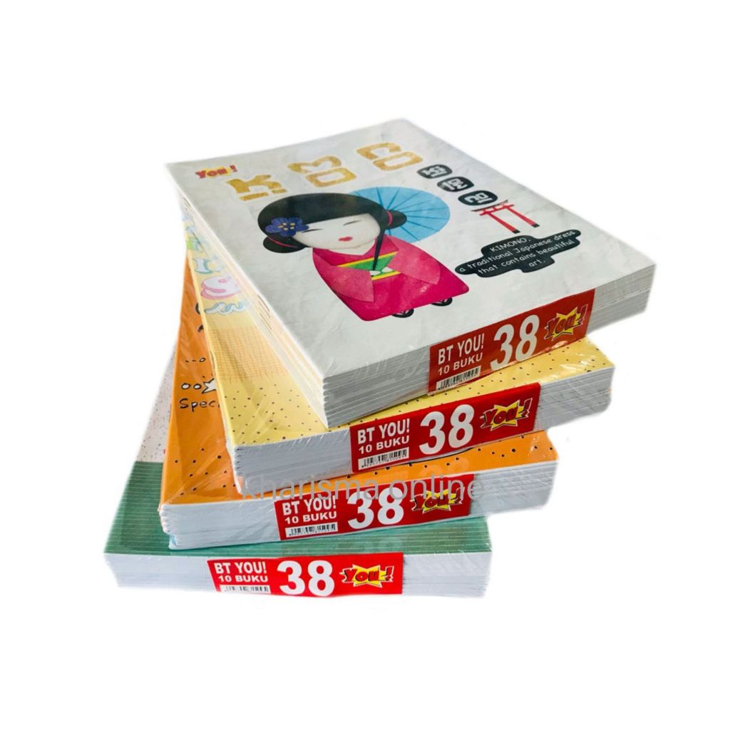 

1 PAK / 10 Buku Tulis YOU 38 Lembar