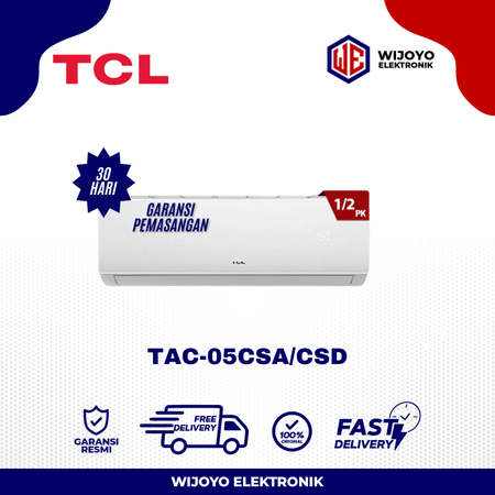 AC 1/2 PK TCL TAC-05CSA TAC05CSA 390 WATT SILENT MODE R410 TURBO COOL