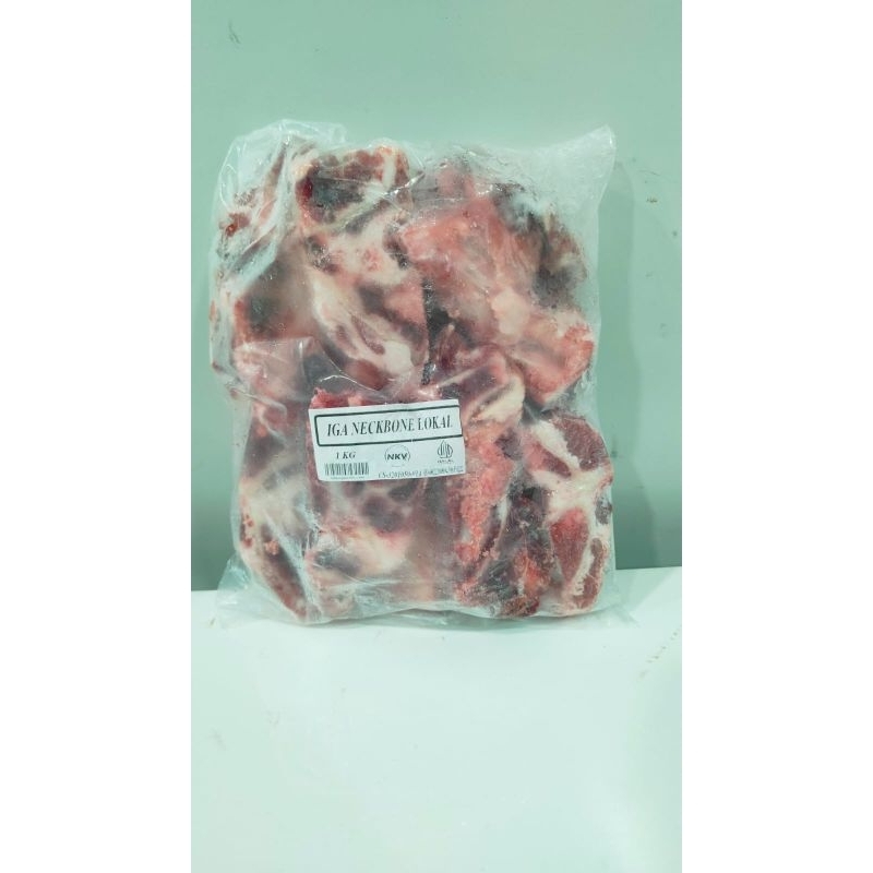 

READY IGA NECKBONE TULANGAN SAPI LOKAL 1 KG