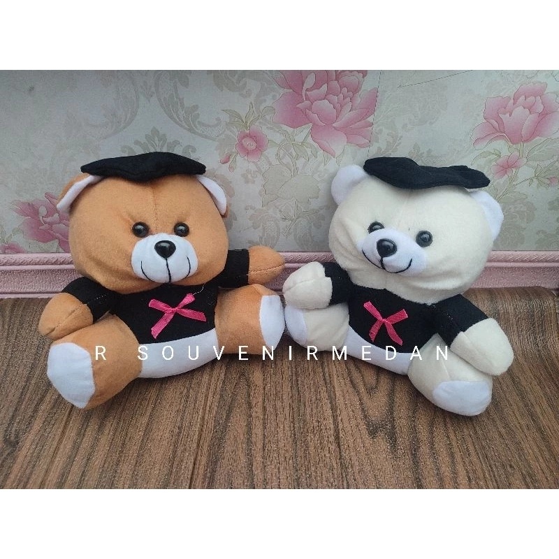 (19-20cm)DEK76 Boneka Bear/Boneka Buket/Boneka Beruang Lucu/Bahan buket/Perlengkapan buket
