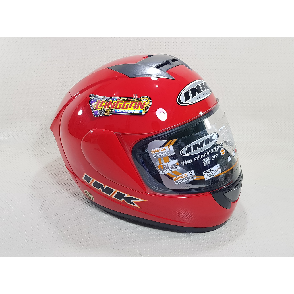 Helm Full Face INK CL Max CLMax Solid Gun Metal size M