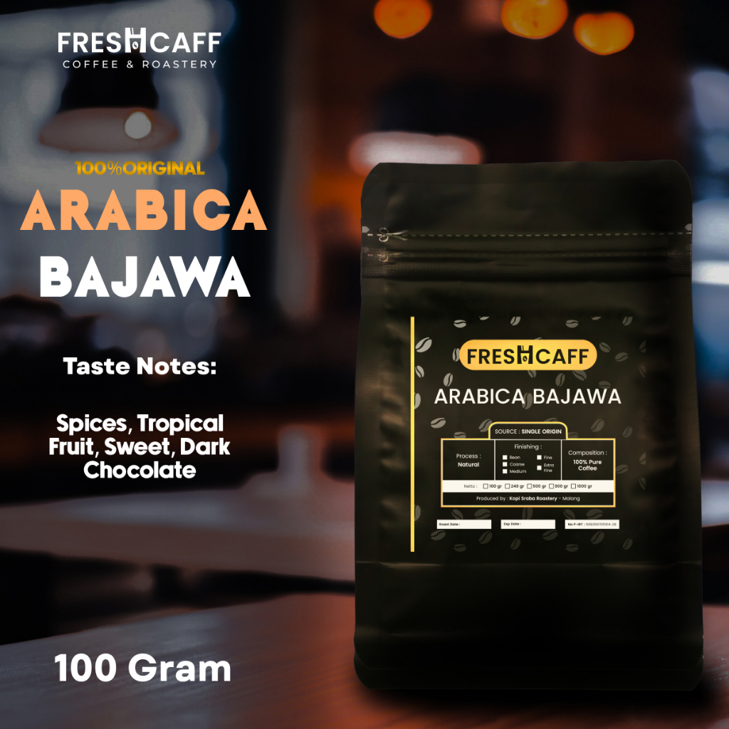 

Kopi Arabica Flores Bajawa 100 gram Freshcaff