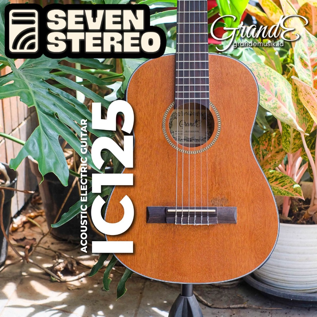 Grande IC125 IC-125 IC 125 3/4 Guitar Classic Junior Nylon