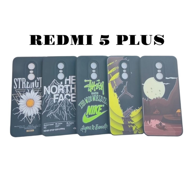 Case Karakter Gambar Redmi 5 Plus Softcase Pro Kamera