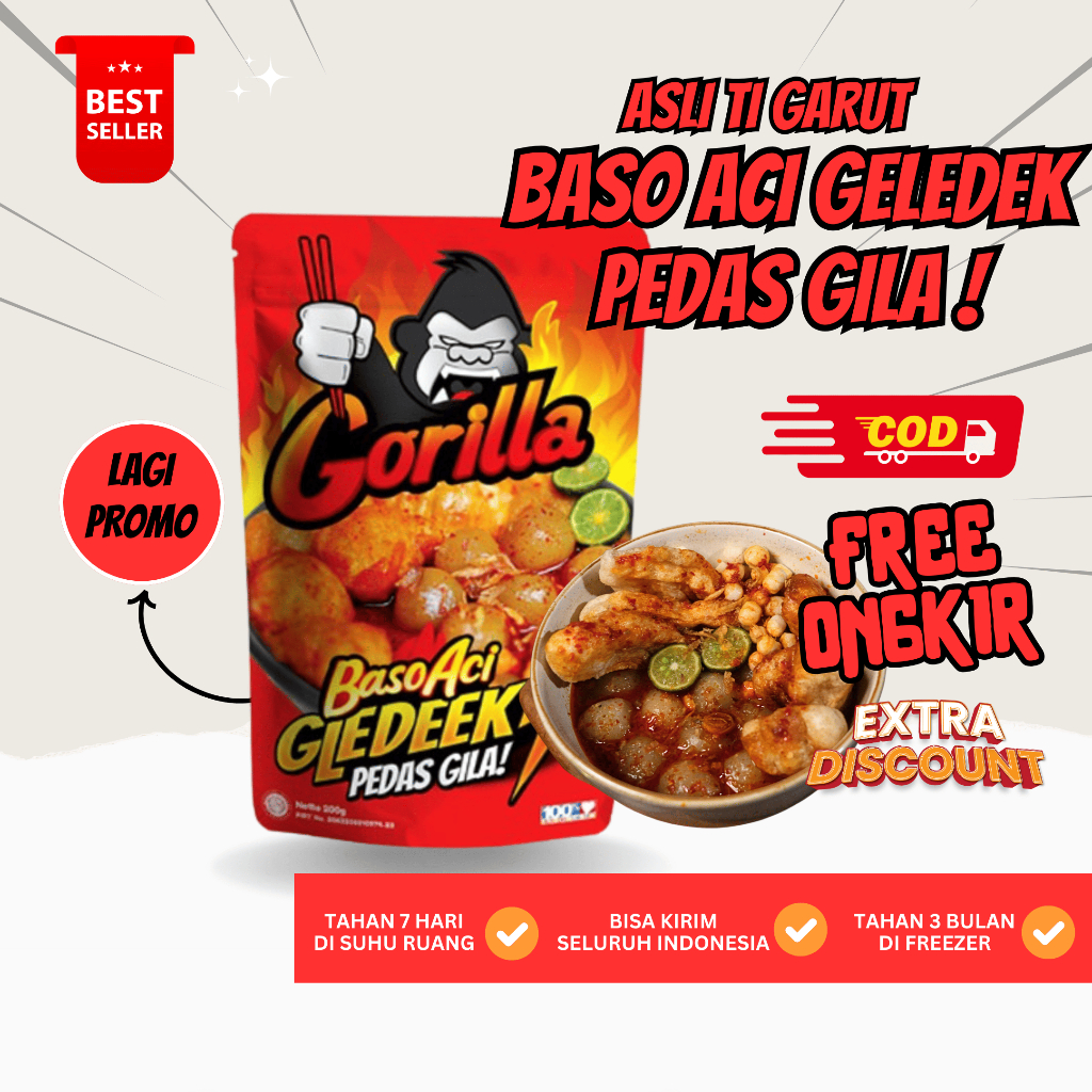 

Bakso Aci Sambal Gledeek | Gorilla Baso Aci | Baso Aci Komplit Khas Garut