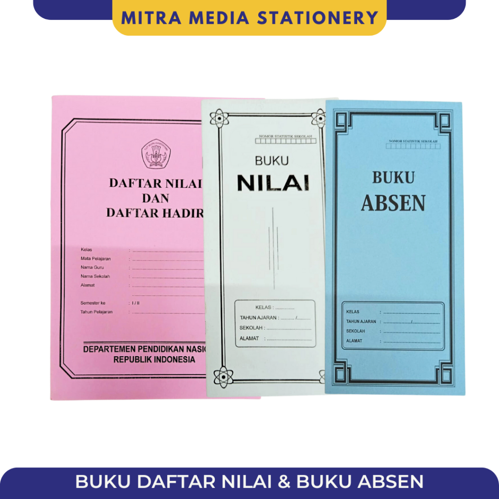 

BUKU ABSEN PANJANG/ DAFTAR NILAI/ DAFTAR HADIR/ BUKU NILAI PANJANG