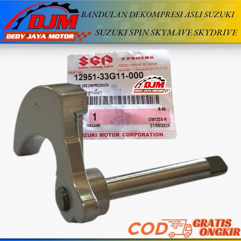 Bandulan Dekompresi Suzuki Spin 125 Sepaket 3pcs Original Bandulan Dekompresi Spin Skymave Skydrive 