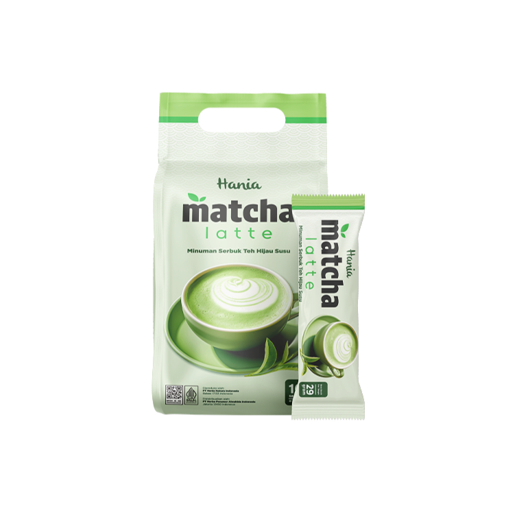 

Hania Matcha Latte HNI minuman segar rasa matcha