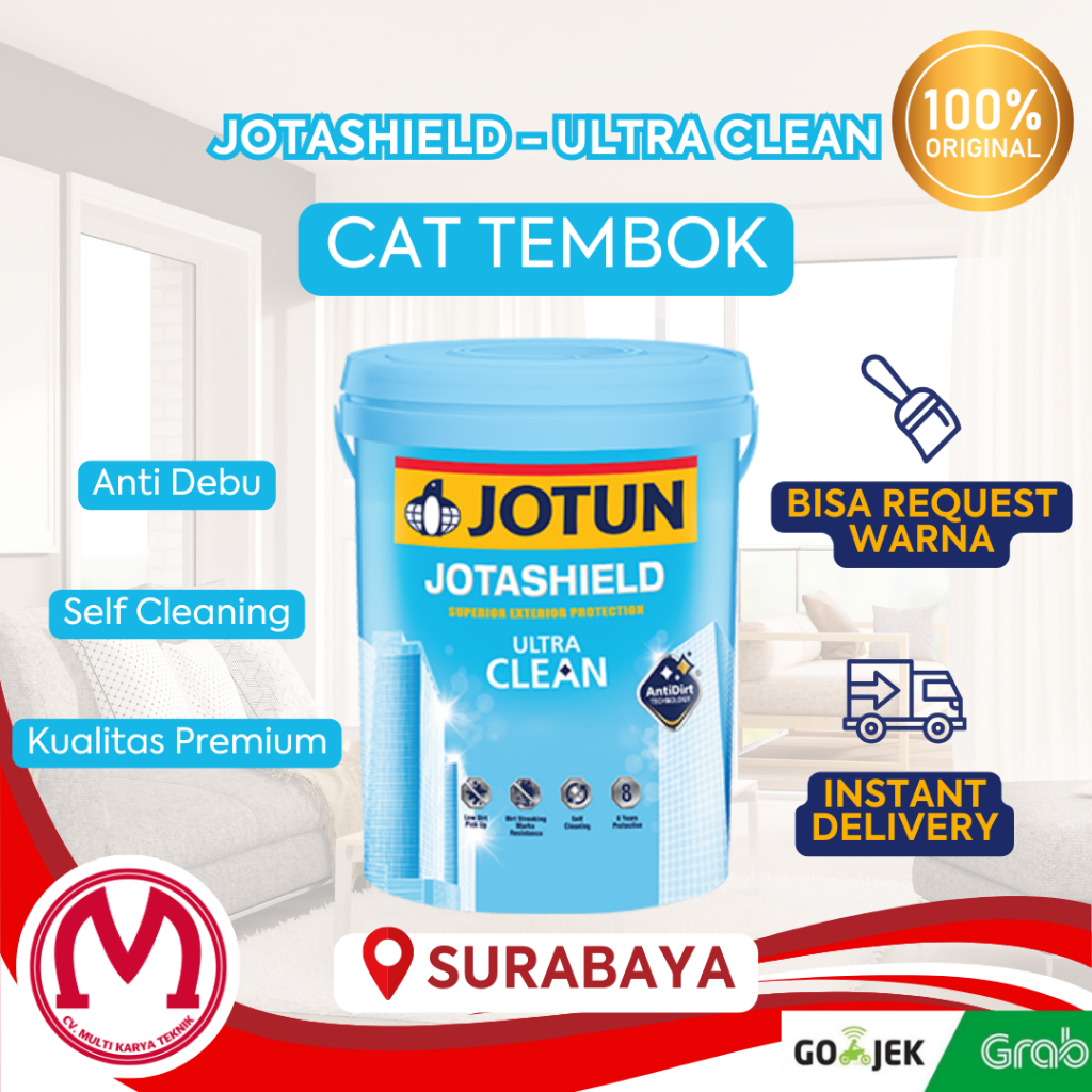 Cat Tembok Eksterior Jotun Jotashield Ultra Clean 2,5L warna Chi (Putih Basic), Sand Stone, Micha Mi