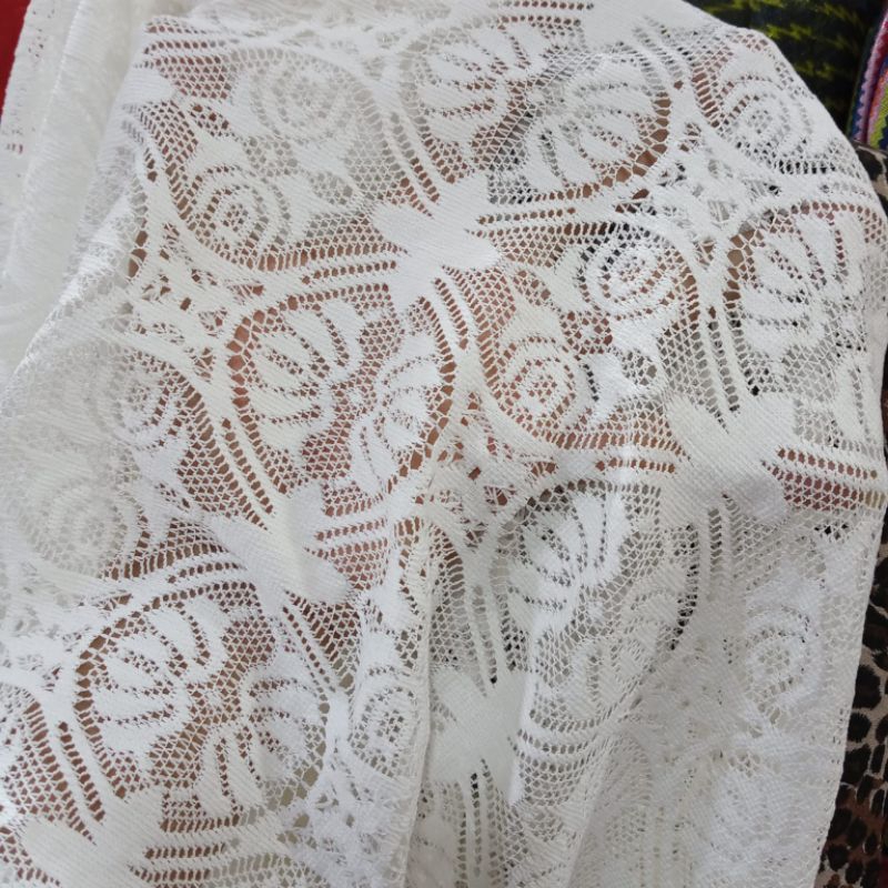 Bahan brokat bagus/ bahan brokat prancis/ harga 0,5m /bahan brokat premium / bahan brokat cantik / b