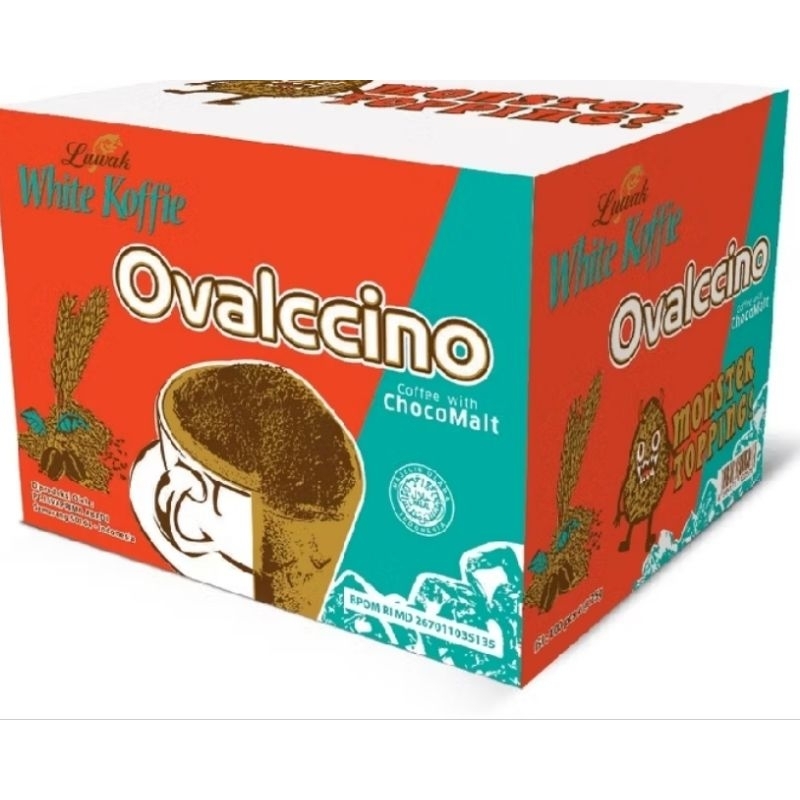 

luwak ovalccino 1 dus isi 10renceng 15pcs 25gr exp 2026