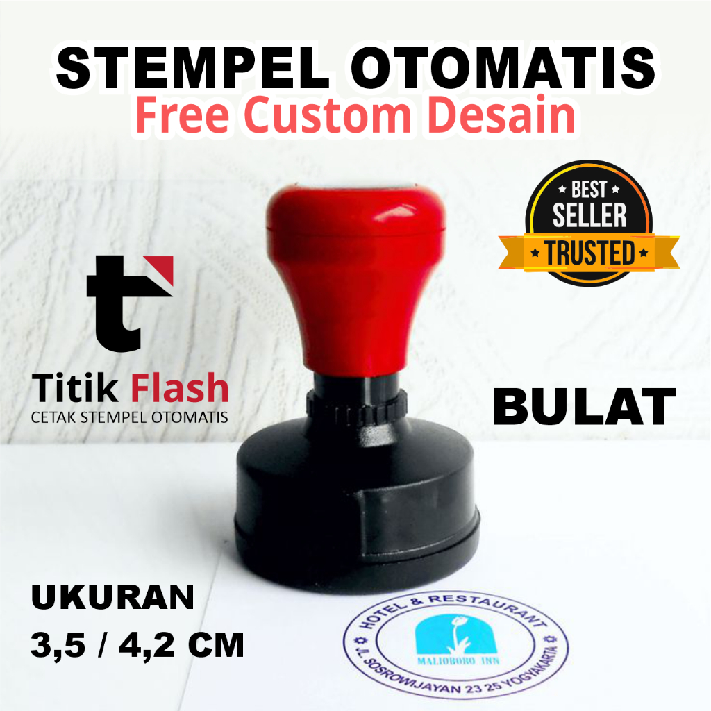 

Stempel/ Stempel bulat/ stempel organisasi/ stempel otomatis