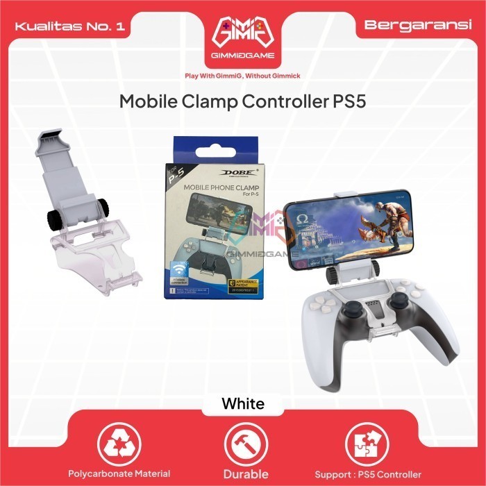 Mobile Clamp Game Klip Holder Phone HP Android Stik Stick Controller PS5