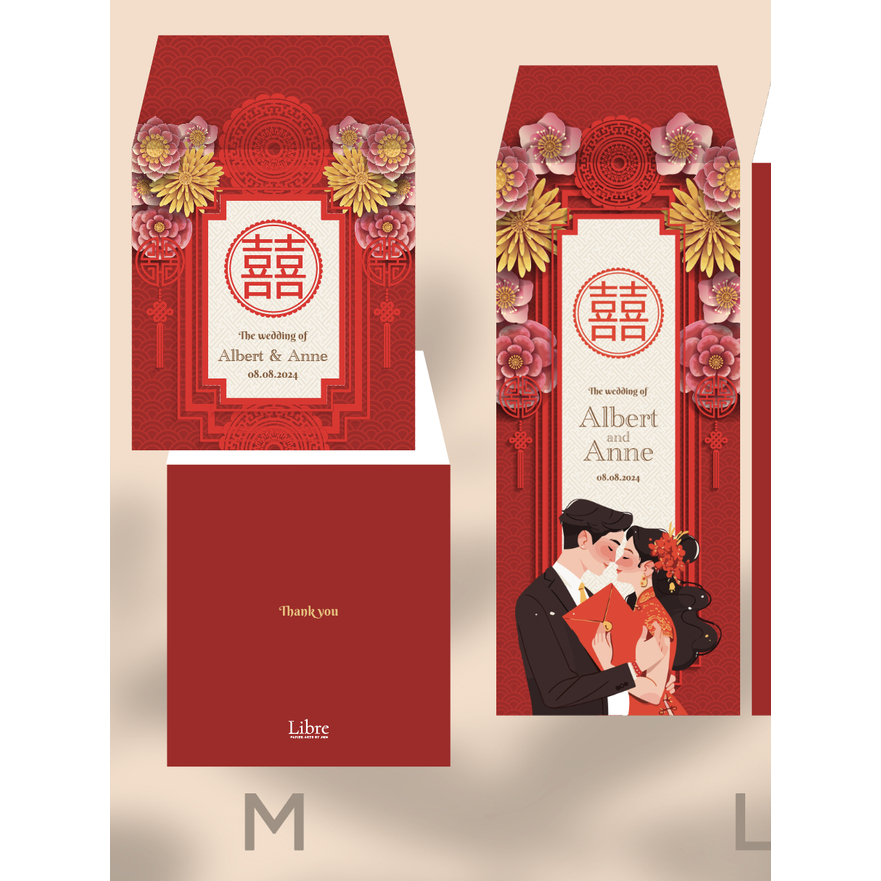 

ANGBAO sangjit wedding nikah - WS Custom Ang Bao angpao ang pao paw amplop