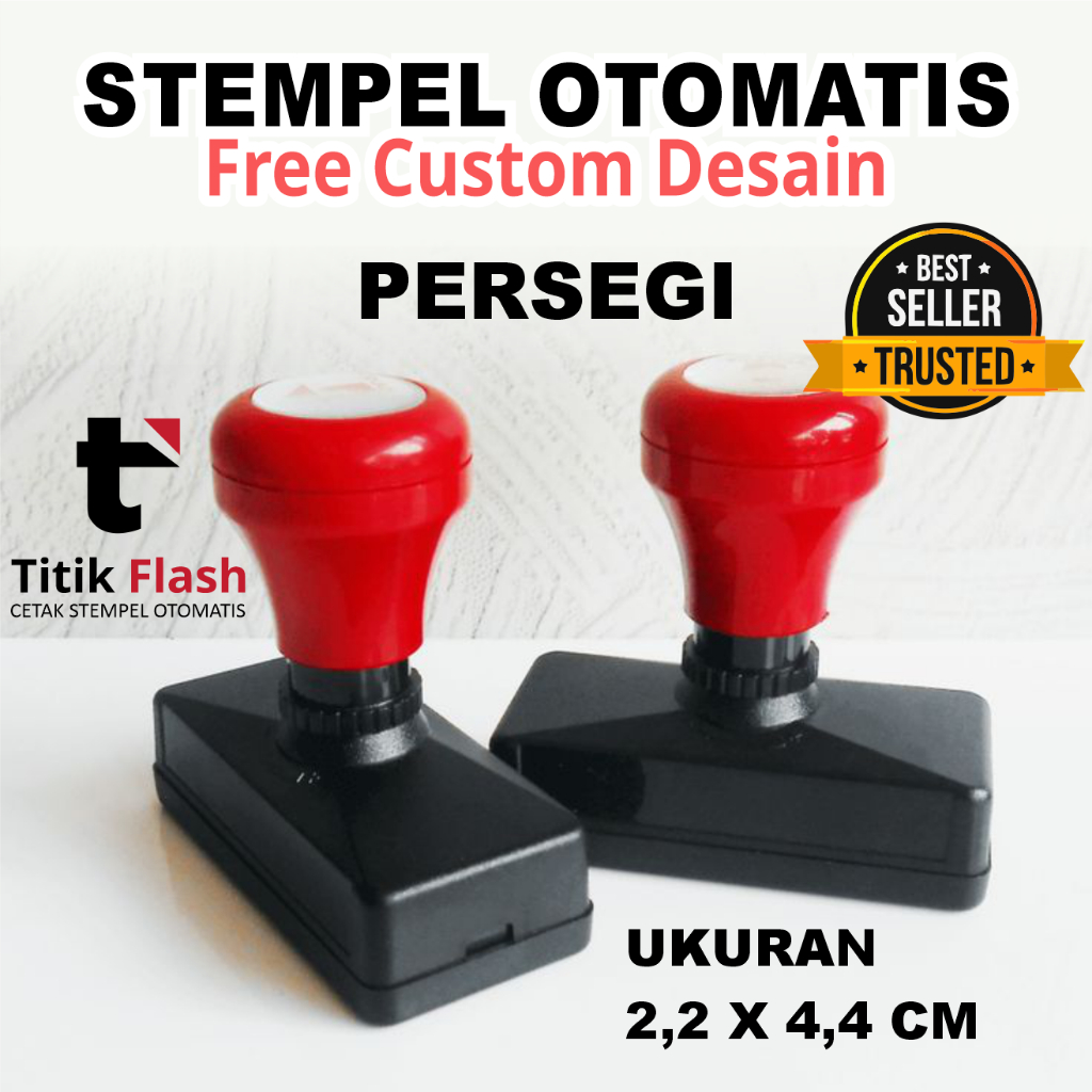 

(TERMURAH )Stempel Otomatis Ukuran 2,2 X 4,4 CM