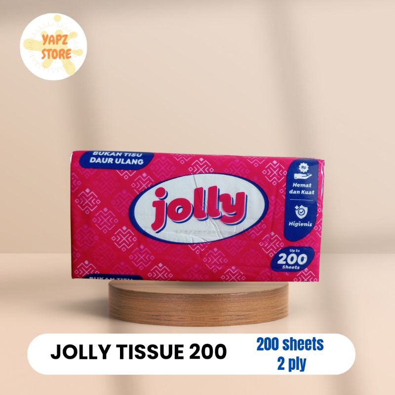 Tissue Jolly 200 sheets/Jolly 200 lembar/Tissue Jolly 200