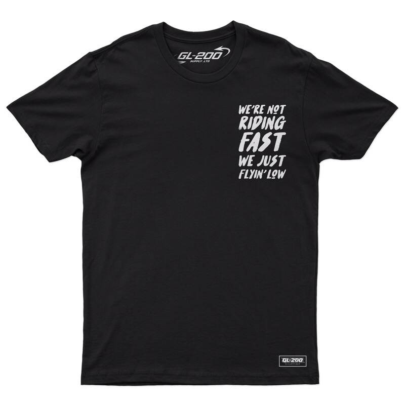 GL-200 TSHIRT RCB FLYWHEEL HITAM