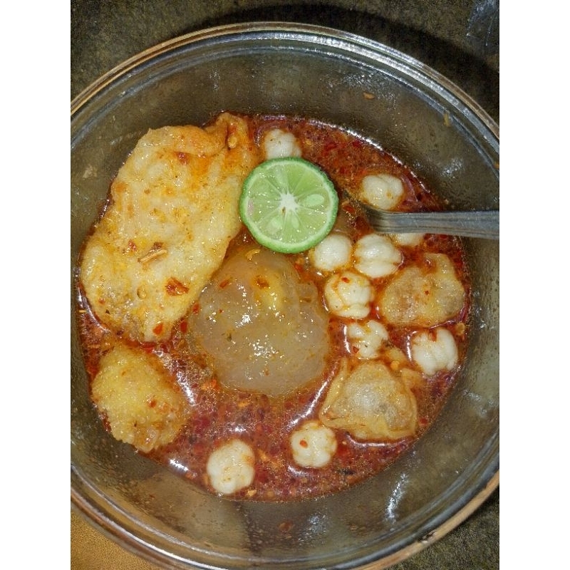 

paket 5 bungkus baso Aci ayam suwir