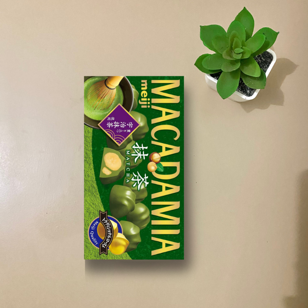 

Meiji macadamia matcha