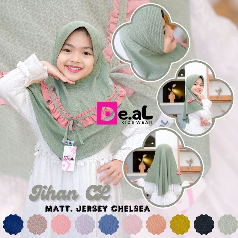 Hijab anak pita rempel/kerudung anak terbaru/jilbab anak TK SD/aqilla scarves/helvi_akmalasari