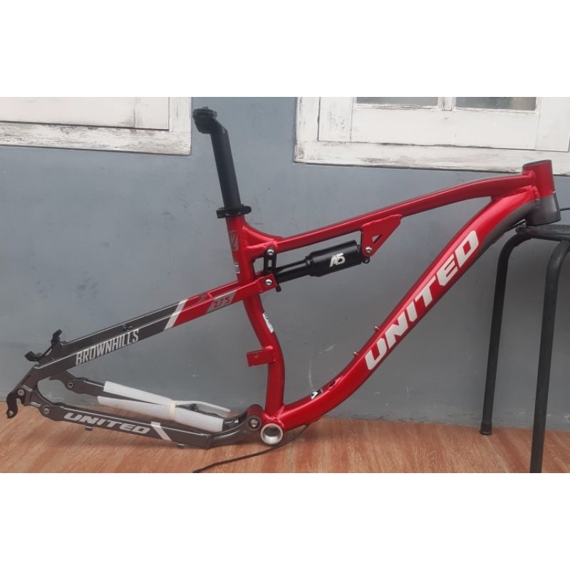 Frame MTB Fullsus United Brownhills T2 Size M 27.5 New