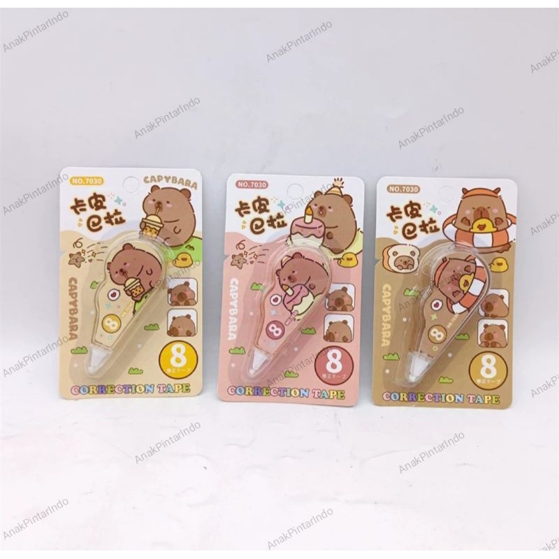 

CAPYBARA CORRECTION TAPE ROLLER TIPEX [ 7030 ]