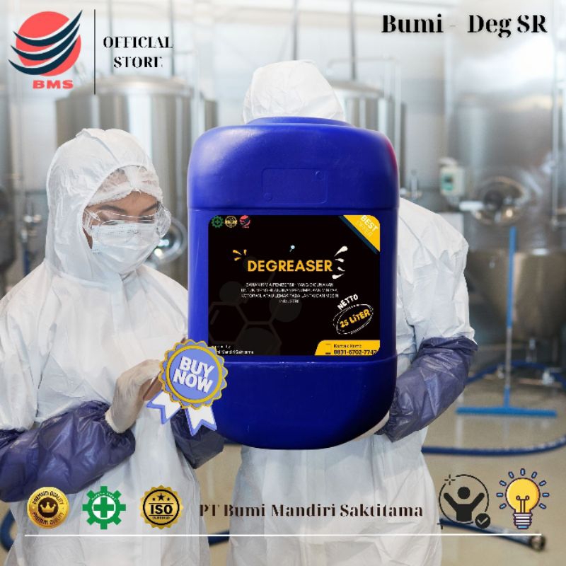 DEGREASER 5 L & 25 L | BAHAN KIMIA UNTUK MENGHILANGKAN PENUMPUKAN MINYAK, KOTORAN PADA LANTAI & MESI