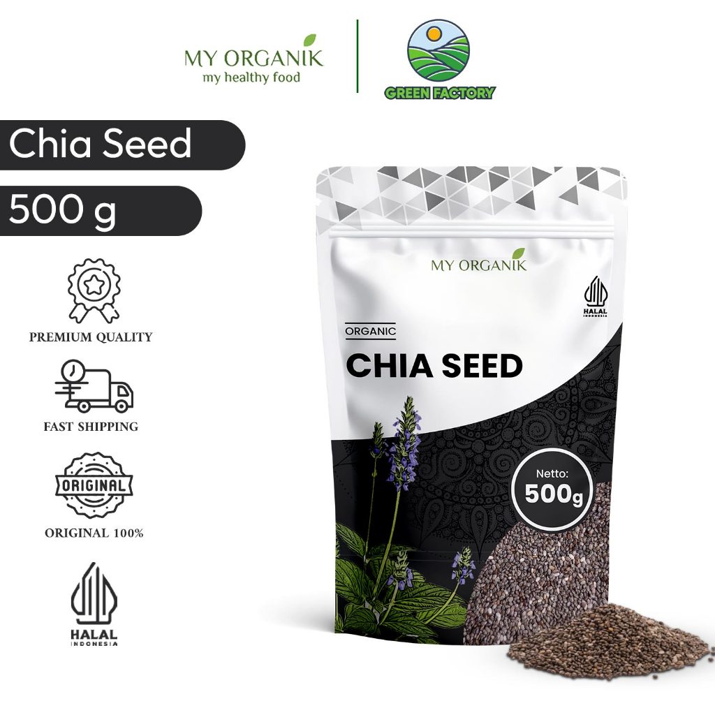 

My Organik Chia Seed Biji Cia Organik Original Premium Tanpa Campuran