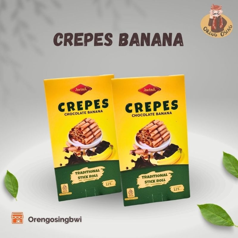 

ORENG OSING | CREPES ROLL BANANA CHOCOLATE 125gram