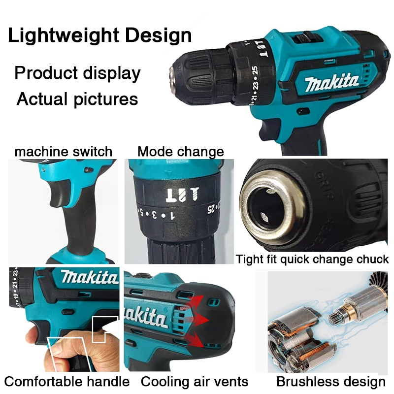 MAKITA 766V MESIN BOR BOR BATERAI BOR LISTRIK BOR TANPA KABEL MESIN CORDLESS SCREWDRIVER MURAH BOR
