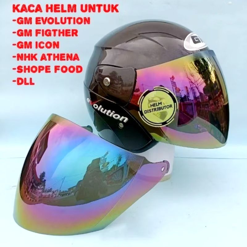 KACA HELM GM EVO GM EVOLUTION KACA HELM GMFFIGHTER|PAKET GANTENG GM EVO