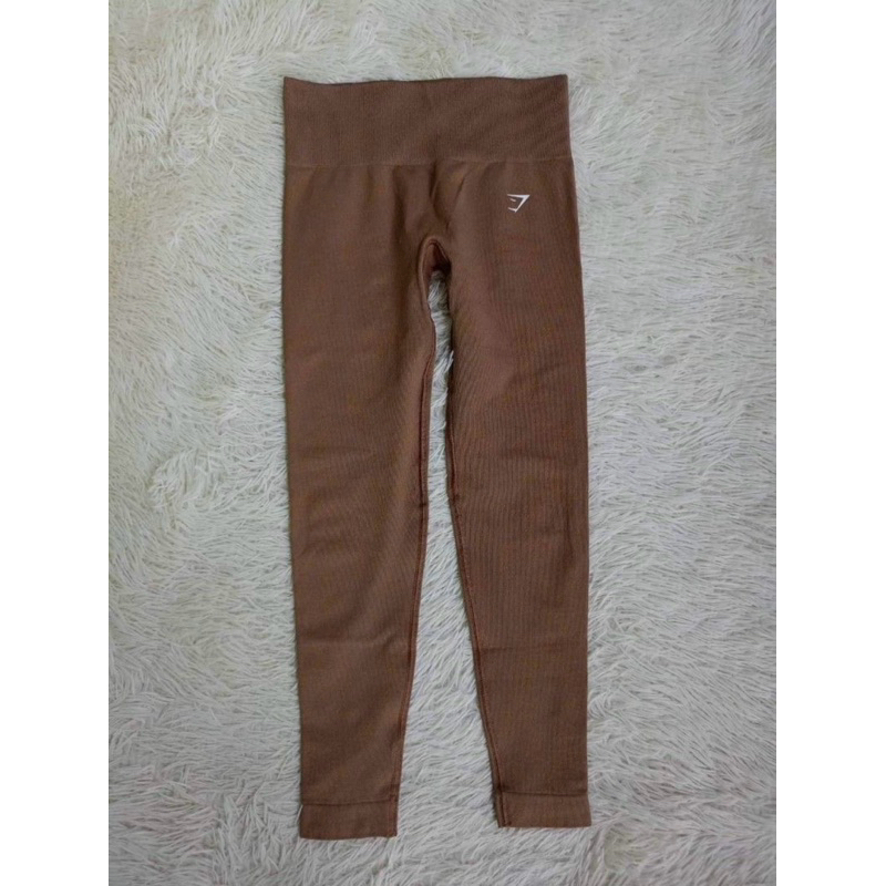 gymshark legging authentic in brown colour