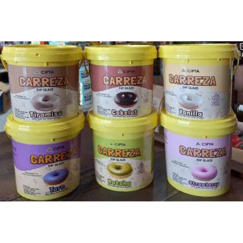 

CARREZA DIP GLAZE 1KG BERBAGAI VARIAN RASA | dip glaze 1kg murah