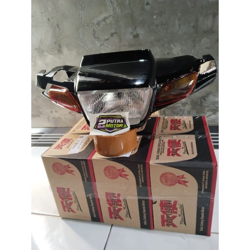 Batok Force1 Force one foswan Cripton set atas bawah + Lampu+ Kaca sein, batok kepala Force 1