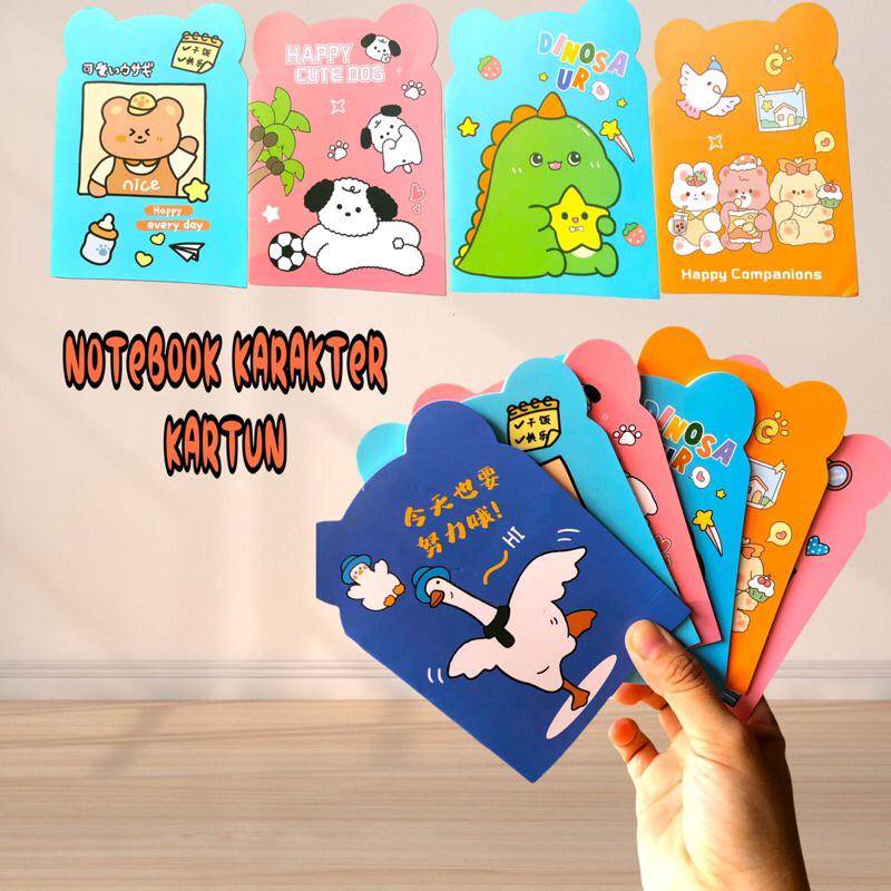 

BUKU TULIS MINI MOTIF KARTUN NOTEBOOK MINI CARTOON MINI KARAKTER