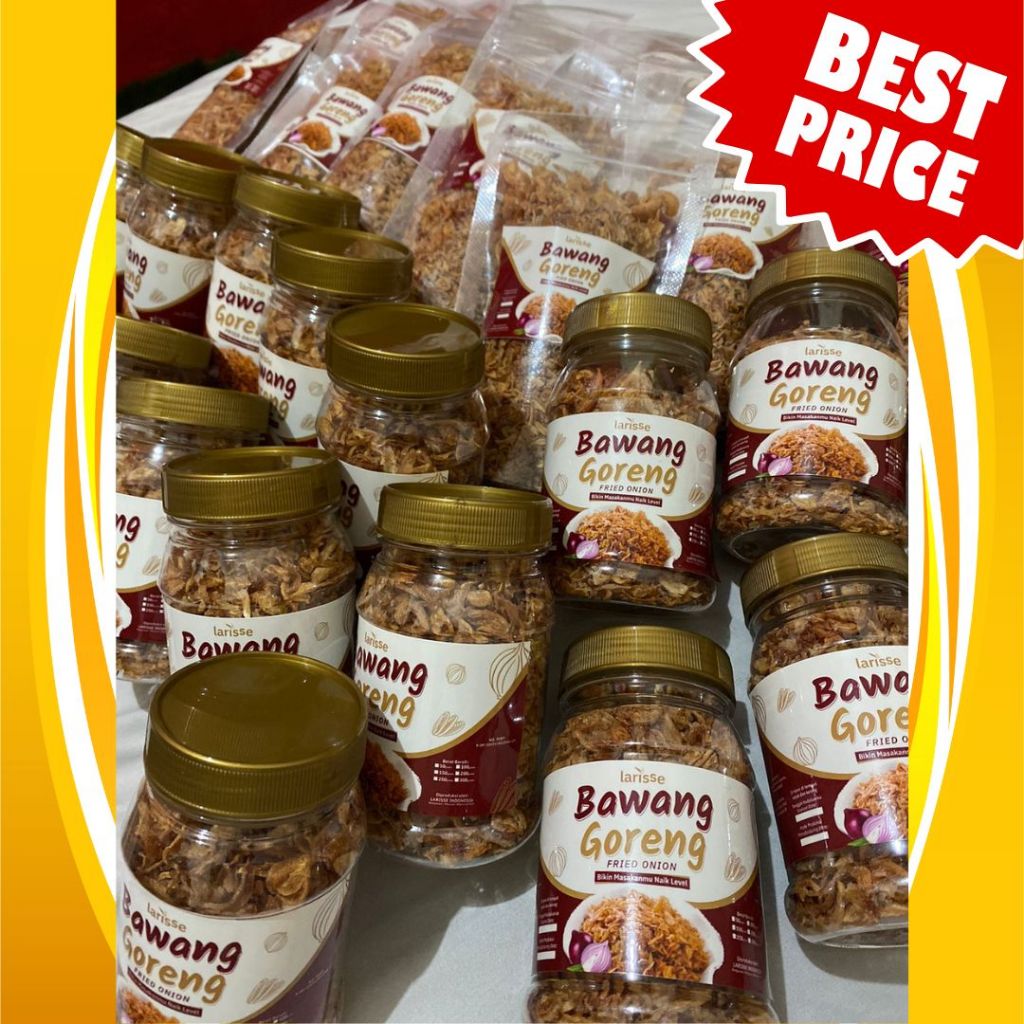 

Maknyuss1 Bawang Goreng Larisse - Bagor 100% Asli Tanpa Bahan Pengawet