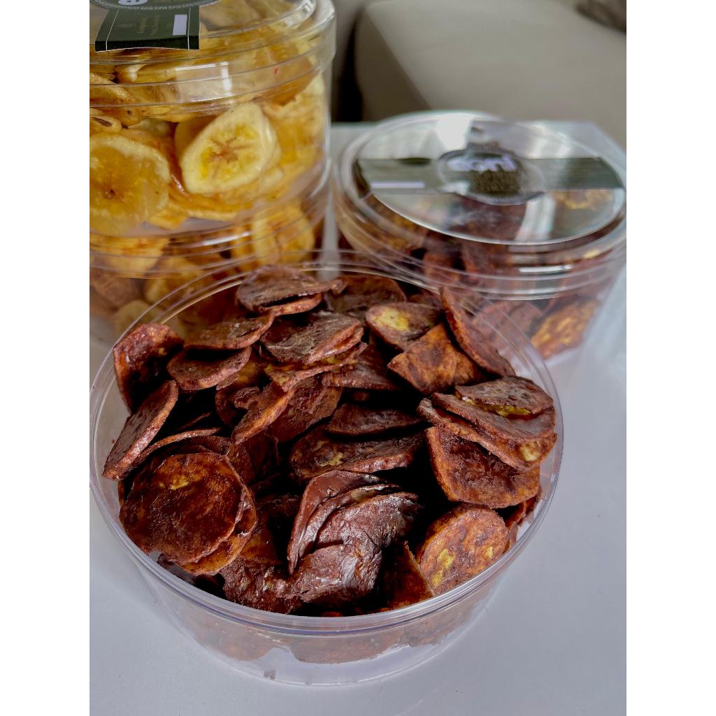 

COD Keripik Pisang Coklat Gurih Manis (Tanpa Bahan Pengawet)