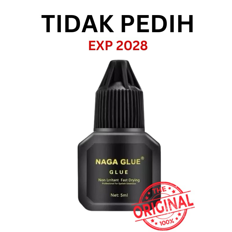 Nagaraku black Lem Bulu Mata Tanam Nagaraku Tahan Lama Tidak Perih / Eyelash Extention Glue Lem Bulu