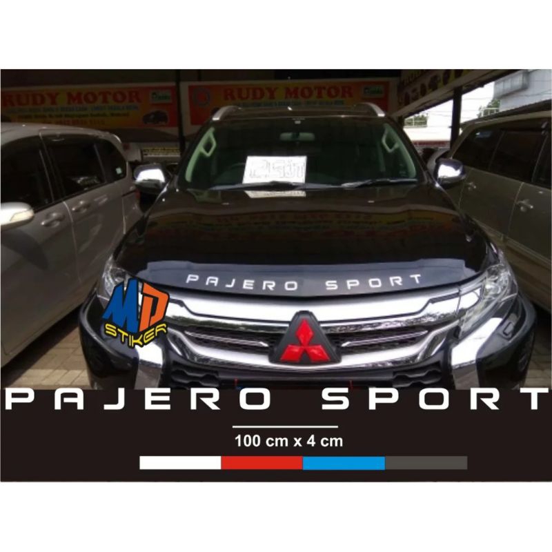 Sticker kap mobil Pajero sport sticker terlaris kap mobil Pajero stiker mobil Pajero sport