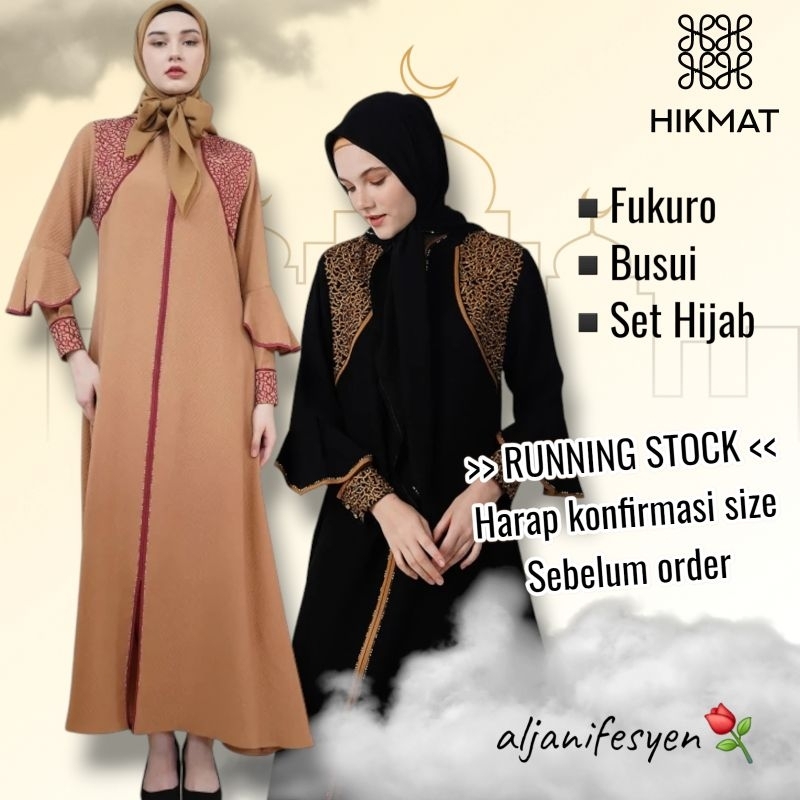 Abaya Hikmat Fashion Original A6623