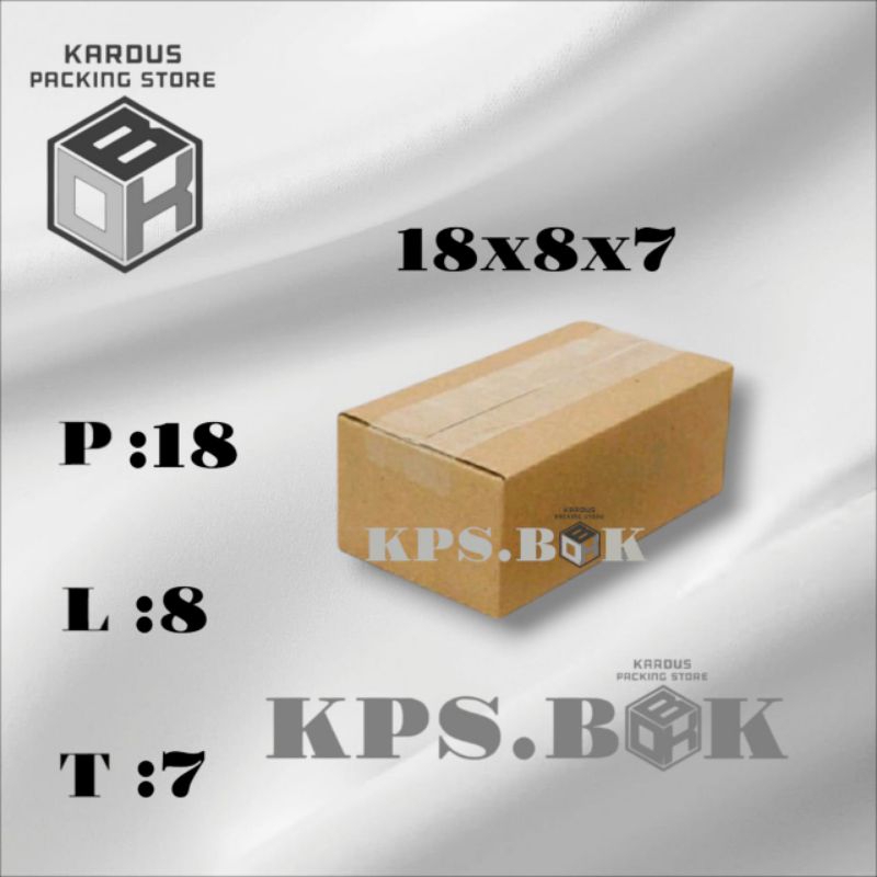 

kardus packing 18x8x7